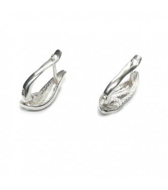 E000861 Genuine Sterling Silver Stylish Earrings Solid Hallmarked 925 Handmade